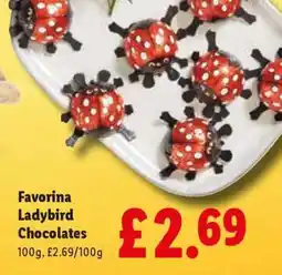 Lidl Favorina Ladybird Chocolates offer
