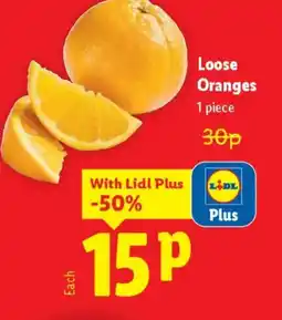 Lidl Loose Oranges offer