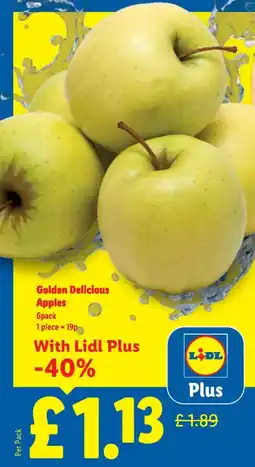 Lidl Golden Delicious Apples offer