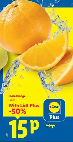Lidl Loose Orange offer