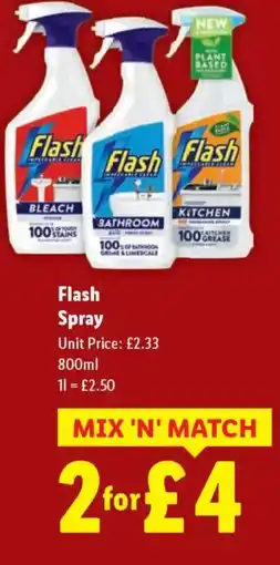 Lidl Flash Spray offer