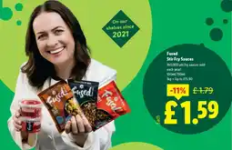 Lidl Fused Stir Fry Sauces offer