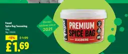 Lidl Fused Spice Bag Seasoning offer