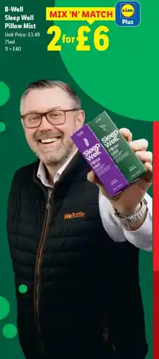 Lidl B-Well Sleep Well Pillow Mist offer