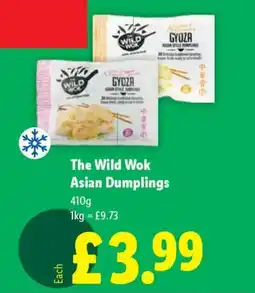 Lidl The Wild Wok Asian Dumplings offer