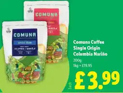 Lidl Comuna Coffee Single Origin Columbia Nariño offer