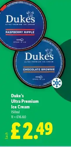 Lidl Duke's Ultra Premium Ice Cream offer