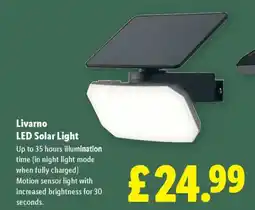 Lidl Livarno LED Solar Light offer