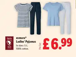 Lidl Esmara Ladies' Pyjamas offer