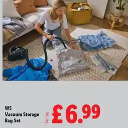 Lidl W5 Vacuum Storage Bag Set offer