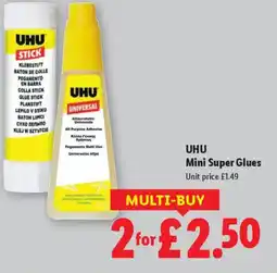 Lidl UHU Mini Super Glues offer