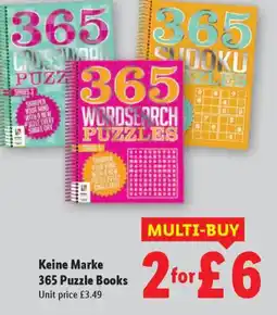 Lidl Keine Marke 365 Puzzle Books offer