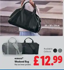 Lidl Esmara Weekend Bag offer