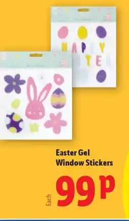Lidl Easter Gel Window Stickers offer