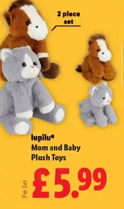 Lidl Lupilu Mom and Baby Plush Toys offer