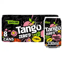 Iceland Tango Zero'd Thirst Trap Peach, Pineapple and Orange Sugar Free 8 x 330ml Cans offer