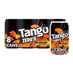Iceland Tango Zero'd Orange Sugar Free Cans 8 x 330ml offer