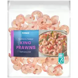 Iceland Iceland Cooked & Peeled King Prawn 300g offer