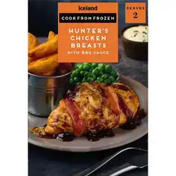 Iceland Iceland Hunter's Chicken Breasts with BBQ Sauce 405g offer