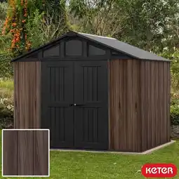 Costco Keter Rosewood Summit 10ft x 8ft (3.05 x 2.43m) Storage Shed offer