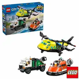 Costco LEGO City Airplane, Service Truck and Hovercraft Remix - Model 60505 ( 7+ Years) offer