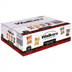 Costco Walkers Assorted Biscuits Mini Packs, 100 x 25g offer