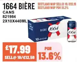 Bestway 1664 BIÈRE Cans offer