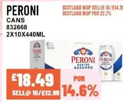 Bestway PERONI Cans offer