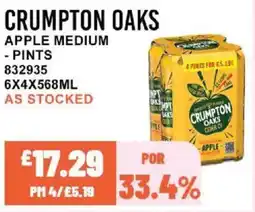 Bestway CRUMPTON OAKS Apple medium - pints offer