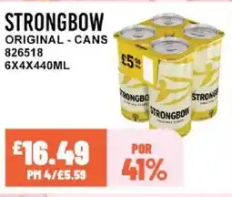 Bestway STRONGBOW Original - cans offer