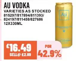 Bestway AU Vodka offer