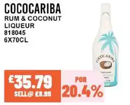 Bestway COCOCARIBA Rum & coconut liqueur offer