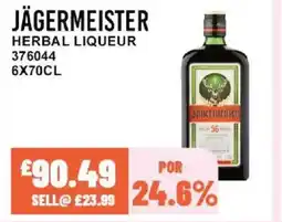 Bestway JÄGERMEISTER Herbal liqueur offer