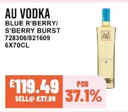 Bestway AU VODKA Blue r'berry/ s'berry burst offer