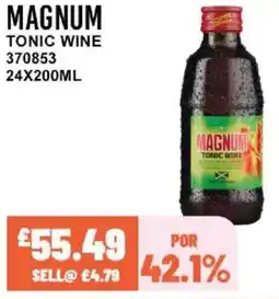 Bestway MAGNUM Tonic wine offer