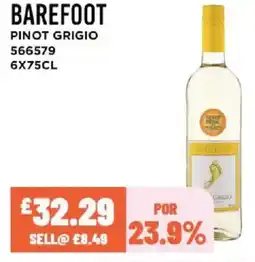 Bestway BAREFOOT Pinot grigio offer