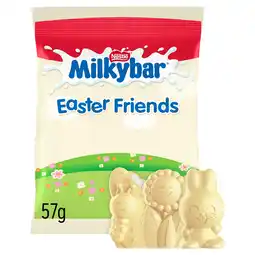 Iceland Milkybar Easter Friends White Chocolate Figures 57g offer