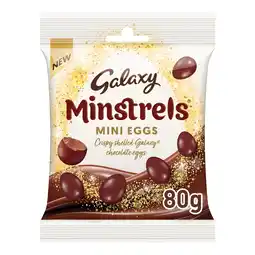 Iceland Galaxy Minstrels Milk Chocolate Mini Eggs Bag 80g offer