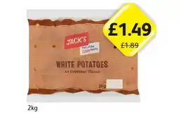 Londis Jack's White Potatoes offer