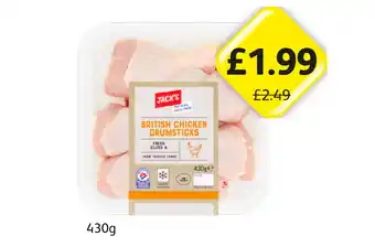Londis Jack's British Chicken Drumsticks offer