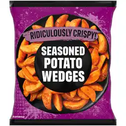 Iceland Iceland Ridiculously Crispy Seasoned Potato Wedges 900g offer