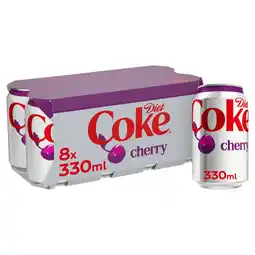 Iceland Diet Coke Cherry 8 x 330ml Cans offer