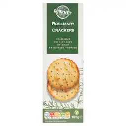 Iceland Gourmet Rosemary Crackers 185g offer