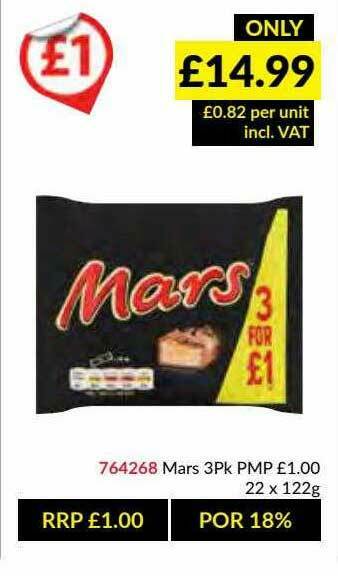 Musgrave MarketPlace Mars 3pk offer