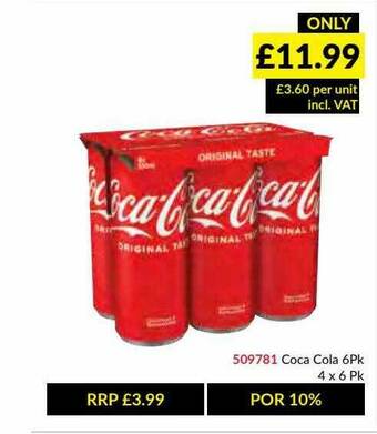 Musgrave MarketPlace Coca Cola 6pk offer