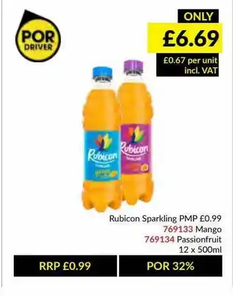 Musgrave MarketPlace Rubicon Sparkling Mango, Passionfruit offer
