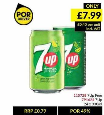 Musgrave MarketPlace 7up Free, 7up offer