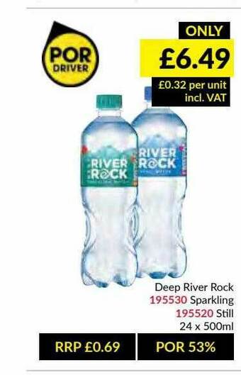 Musgrave MarketPlace Deep River Rock Sparkling, Still offer