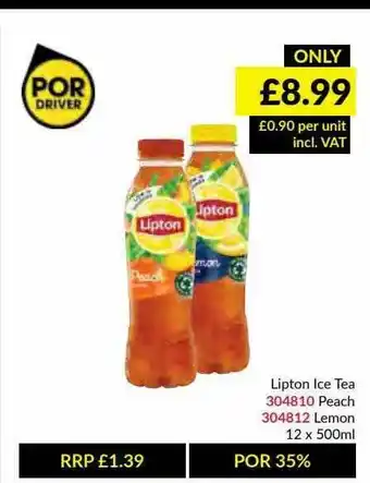 Musgrave MarketPlace Lipton Ice Tea Peach, Lemon offer