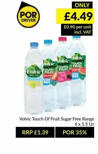 Musgrave MarketPlace Volvic Touch Of Fruit Sugar Free Range offer